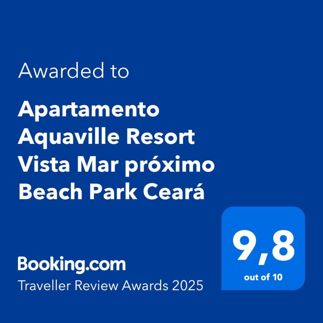 Apartamento Aquaville Resort Vista Mar Proximo Beach Park Ceara อากีราซ ภายนอก รูปภาพ